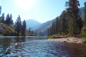 middle fork of the salmon river in Idaho